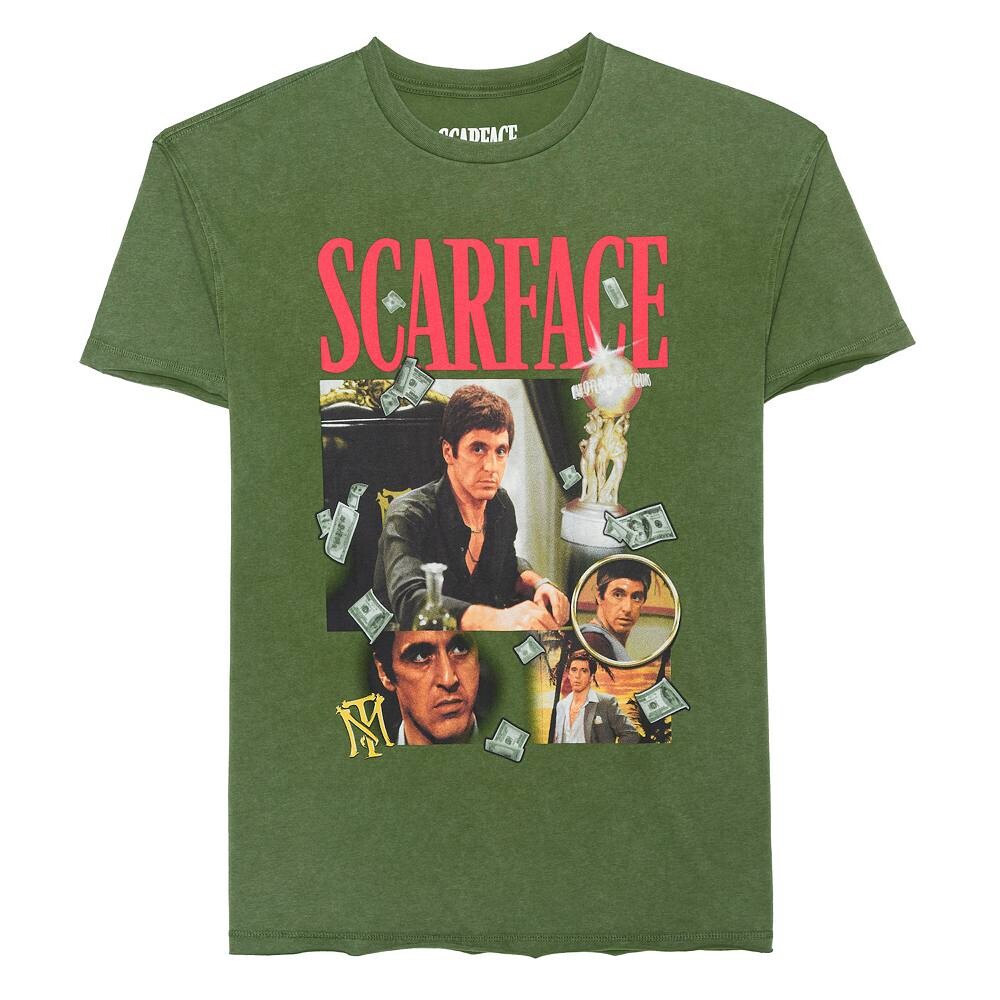 Мужская футболка с рисунком Scarface Tony Montana Licensed Character, цвет Dark Olive
Мужская футболка с рисунком Scarface Tony Montana Licensed Character, цвет Dark Olive