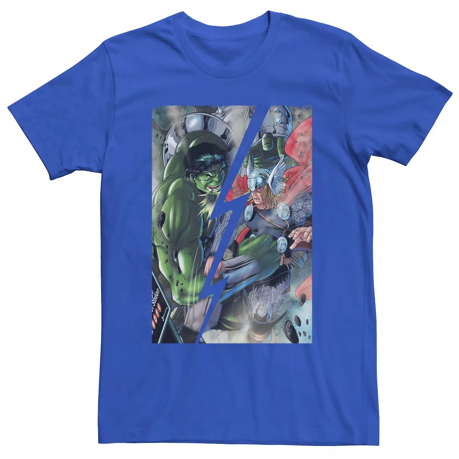 Мужская футболка Marvel Hulk vs Thor Split By Lightning Licensed Character
Мужская футболка Marvel Hulk vs Thor Split By Lightning Licensed Character