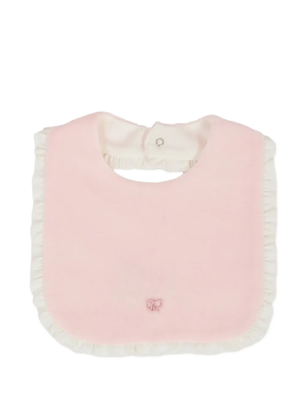 Нагрудник с оборками и вышивкой La Stupenderia, розовый
Нагрудник с оборками и вышивкой La Stupenderia, розовый