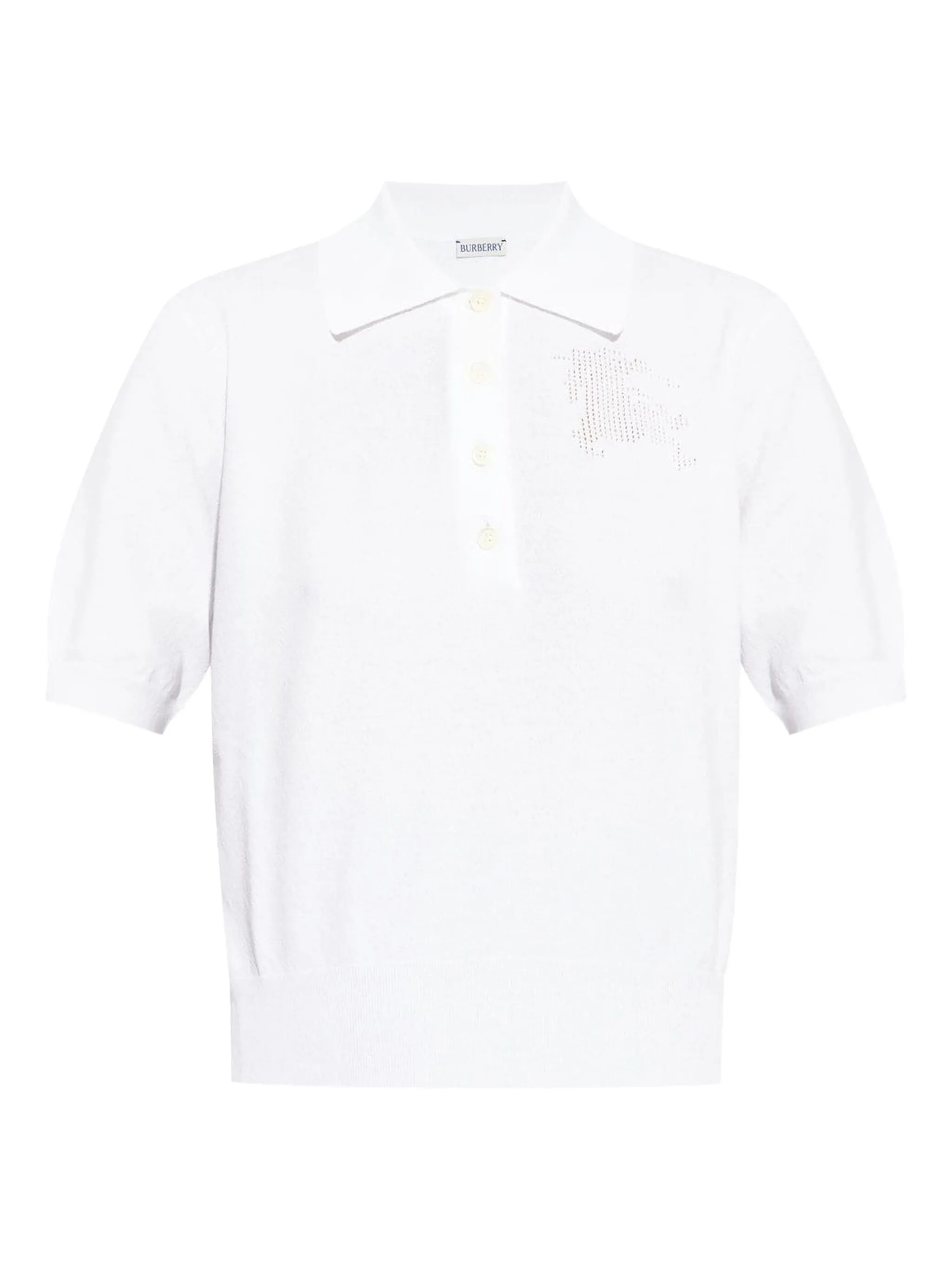 Рубашка поло с логотипом Burberry, белый
Рубашка поло с логотипом Burberry, белый
