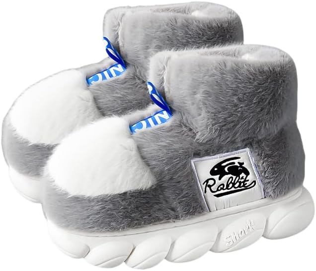 Теплые пушистые тапочки AQURIZE для женщин и мужчин, уютные домашние тапочки с мягкой флисовой подкладкой, для дома и улицы, с нескользящей подошвой, серый
Теплые пушистые тапочки AQURIZE для женщин и мужчин, уютные домашние тапочки с мягкой флисовой подкладкой, для дома и улицы, с нескользящей подошвой, серый