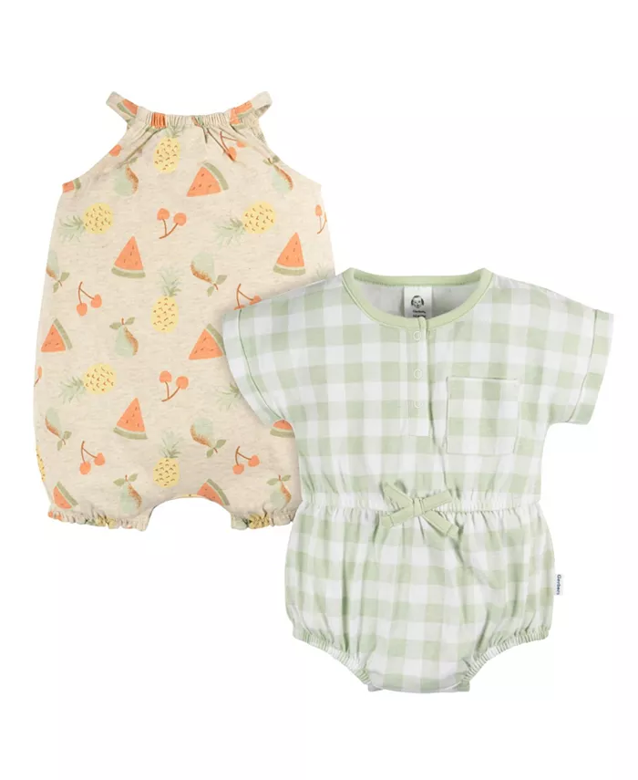 Детский комбинезон для девочек без рукавов и с короткими рукавами, 2 шт Gerber, синий
Детский комбинезон для девочек без рукавов и с короткими рукавами, 2 шт Gerber, синий