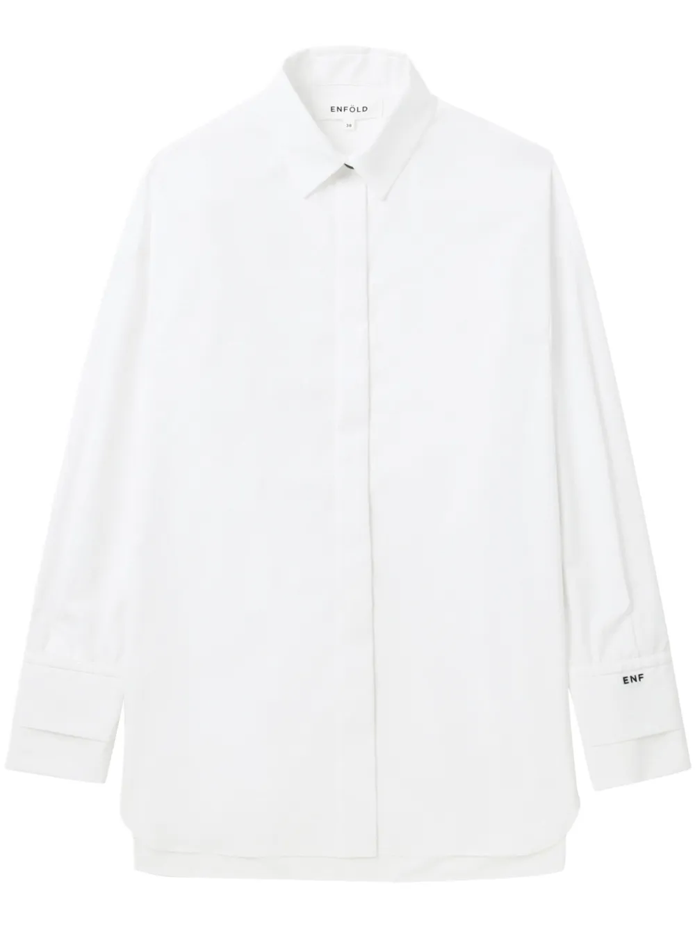 Рубашка с вышитым логотипом Enföld, белый
Рубашка с вышитым логотипом Enföld, белый