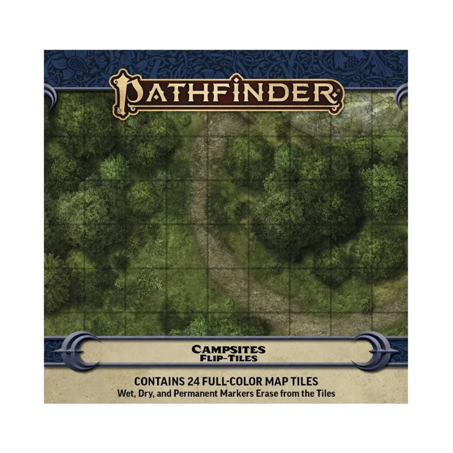 Флип-тайлы - Кемпинги, Pathfinder Roleplaying Game (2nd Edition) - Flip-Mats & Flip-Tiles
Флип-тайлы - Кемпинги, Pathfinder Roleplaying Game (2nd Edition) - Flip-Mats & Flip-Tiles