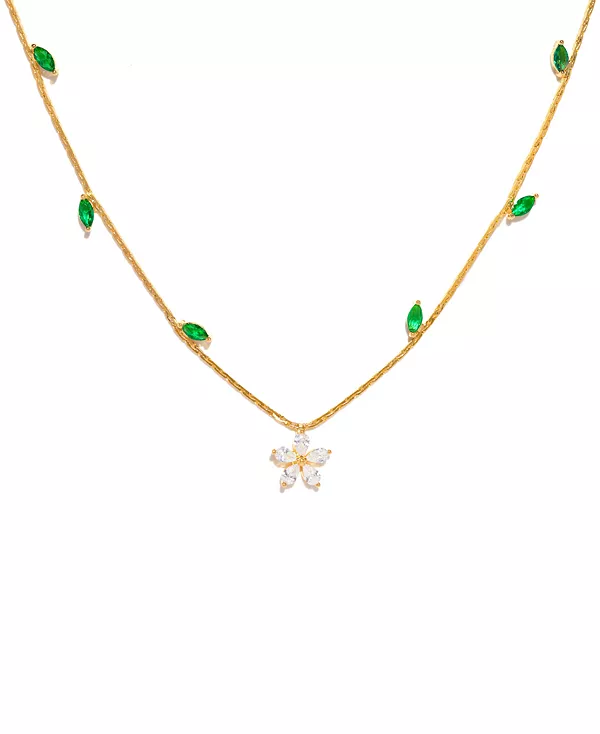 Позолоченное ожерелье «Кристаллический свежий цветок» Girls Crew, gold
Позолоченное ожерелье «Кристаллический свежий цветок» Girls Crew, gold