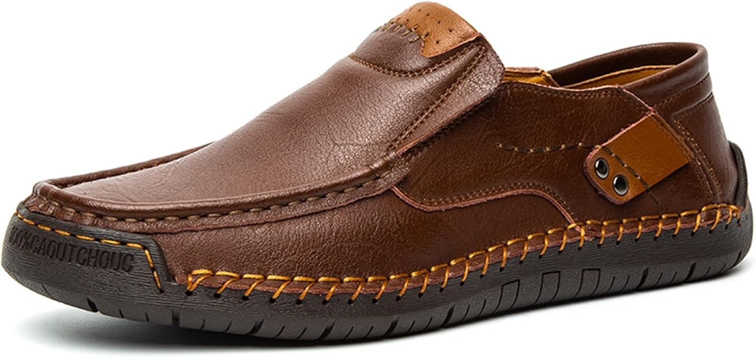 Мужские слипоны из ортопедической кожи, повседневные лоферы с поддержкой свода стопы, удобные легкие обувь для ходьбы на улице, и повседневного ношения Generic, коричневый
Мужские слипоны из ортопедической кожи, повседневные лоферы с поддержкой свода стопы, удобные легкие обувь для ходьбы на улице, и повседневного ношения Generic, коричневый