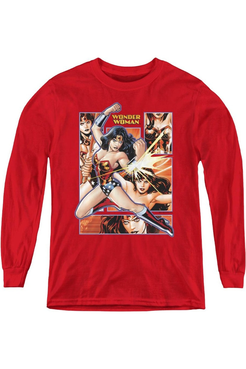 Футболка с длинным рукавом для подростков "Лига справедливости Америки" с панелями Wonder Woman Gildan, красный
Футболка с длинным рукавом для подростков "Лига справедливости Америки" с панелями Wonder Woman Gildan, красный