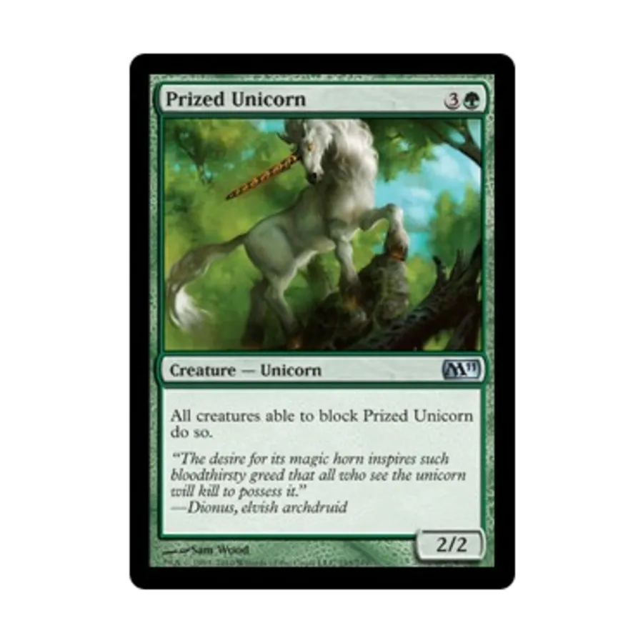 CCG Призовой единорог (U), MTG - Magic 2011
CCG Призовой единорог (U), MTG - Magic 2011