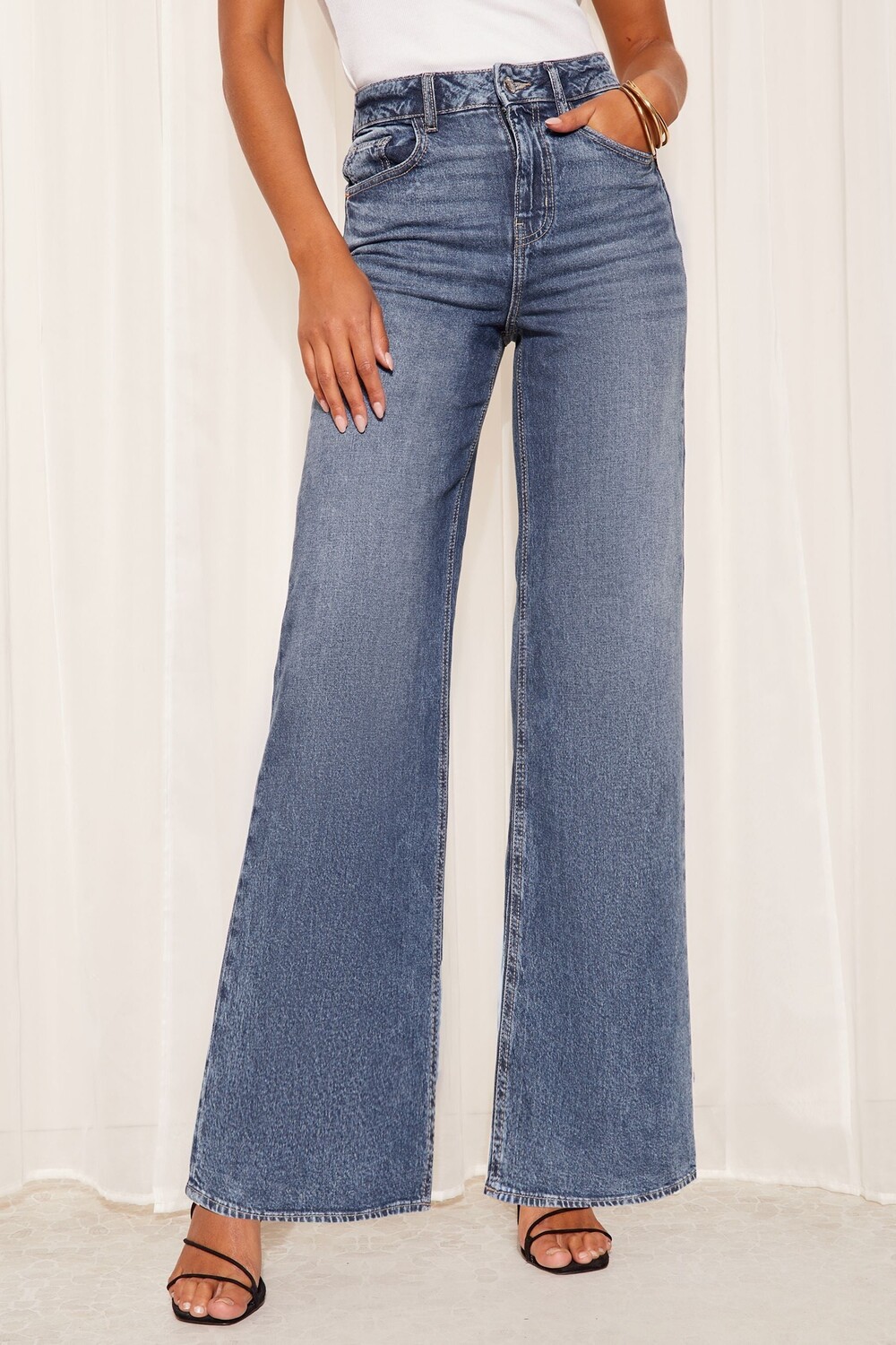 Широкие джинсы Friends Like These, синий
Широкие джинсы Friends Like These, синий