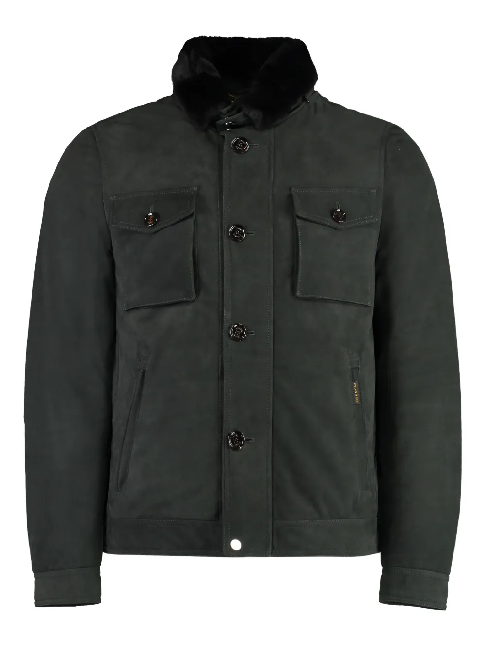 Куртка с меховым воротником и пуговицами Moorer, зеленый
Куртка с меховым воротником и пуговицами Moorer, зеленый