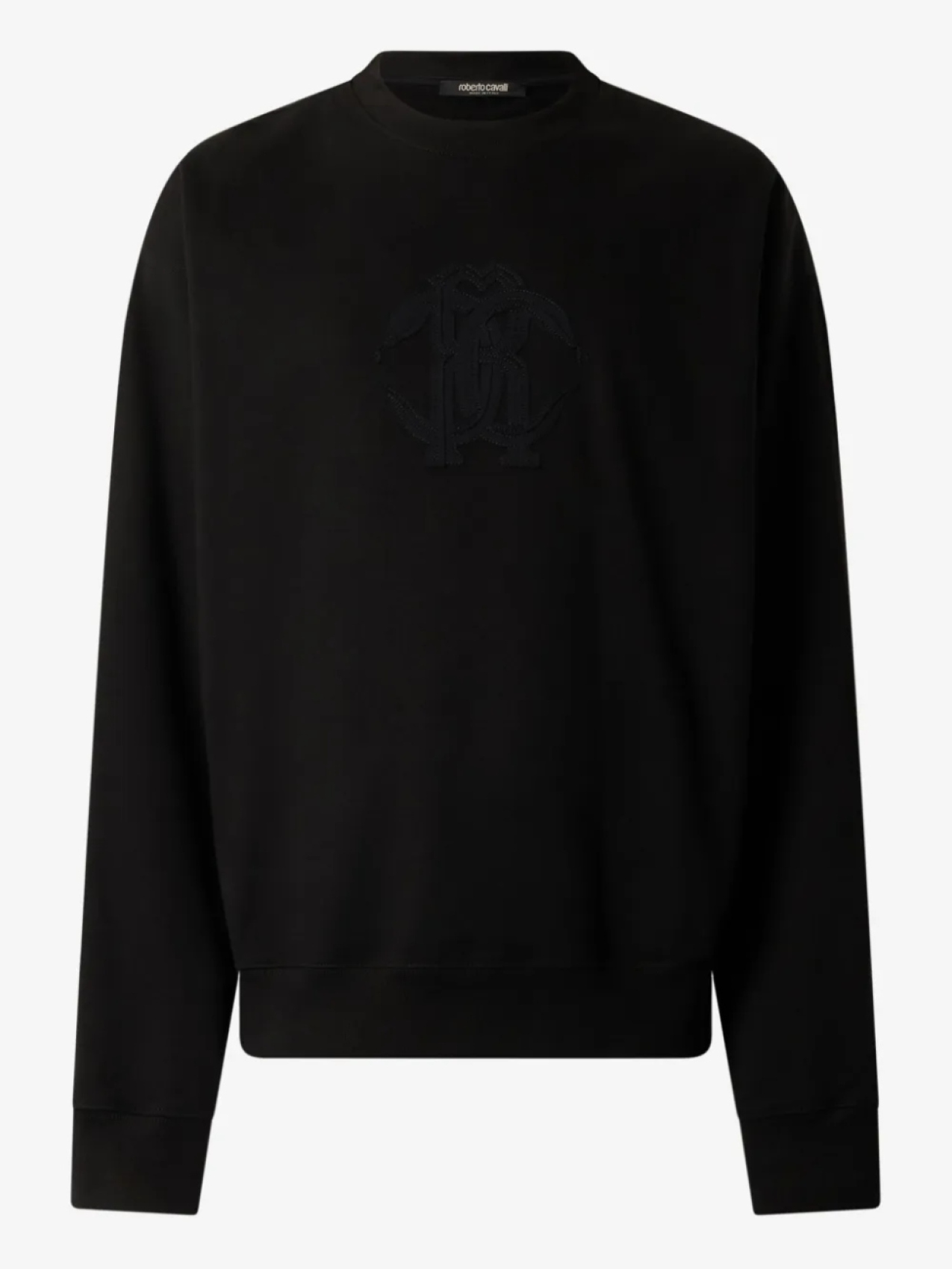 Толстовка с вышитым логотипом Roberto Cavalli, черный
Толстовка с вышитым логотипом Roberto Cavalli, черный