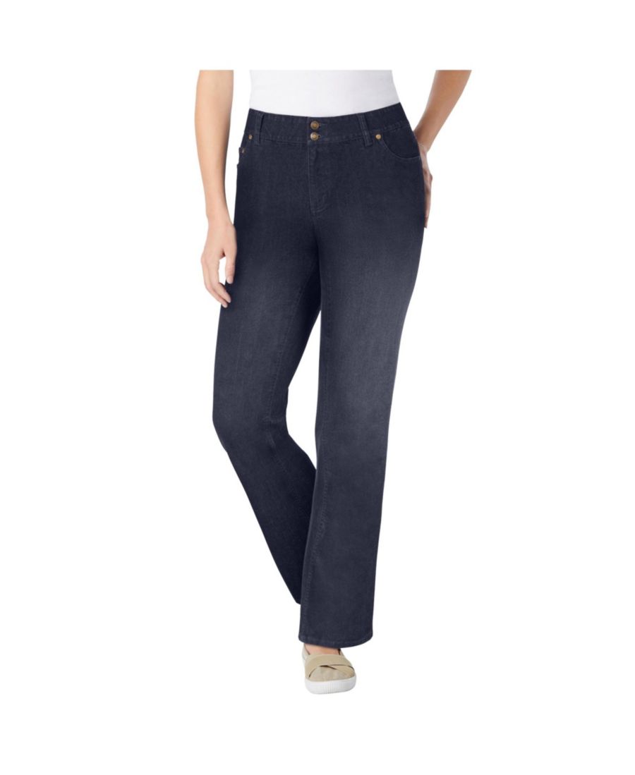 Женские джинсы Within Tall Secret Solutions с эффектом разглаживания живота, расклешенные, из эластичного денима Woman Within, Indigo
Женские джинсы Within Tall Secret Solutions с эффектом разглаживания живота, расклешенные, из эластичного денима Woman Within, Indigo