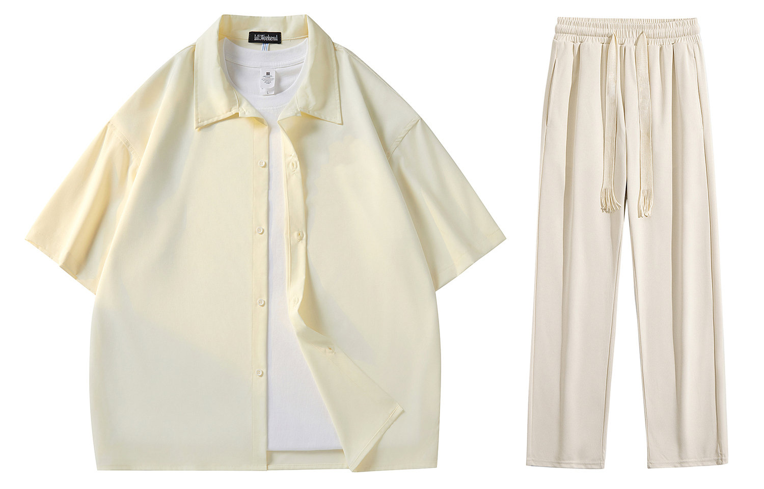 Комлпект Shirt Matching Set Unisex LA'T.WEEKEND
Комлпект Shirt Matching Set Unisex LA'T.WEEKEND