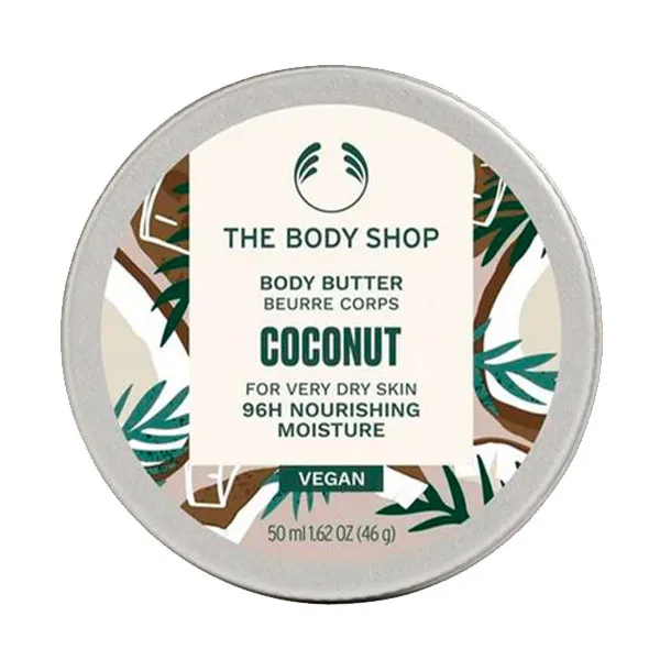 Кокосовый крем Body Butter Coconut The Body Shop, 50 ml
Кокосовый крем Body Butter Coconut The Body Shop, 50 ml