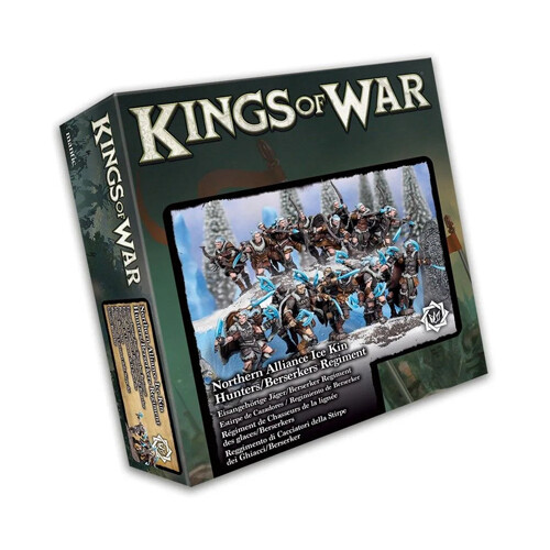Фигурки Kings Of War Northern Alliance Icekin Hunter / Berserker Regiment 
Фигурки Kings Of War Northern Alliance Icekin Hunter / Berserker Regiment