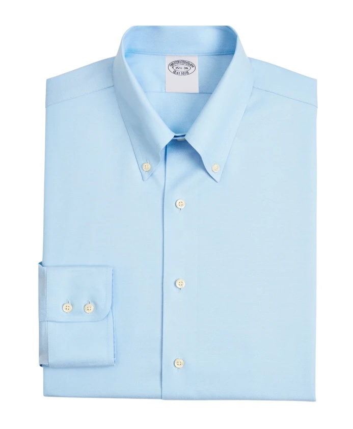 Облегающая рубашка Pastel's из эластичного хлопка супима без глажки с воротником на пуговицах Brooks Brothers, синий
Облегающая рубашка Pastel's из эластичного хлопка супима без глажки с воротником на пуговицах Brooks Brothers, синий
