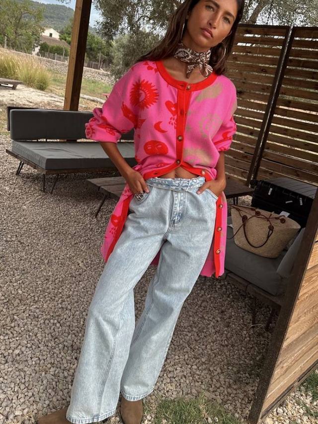 Вязаное кардиган-платье Shae Never Fully Dressed, Pink/Multi
Вязаное кардиган-платье Shae Never Fully Dressed, Pink/Multi