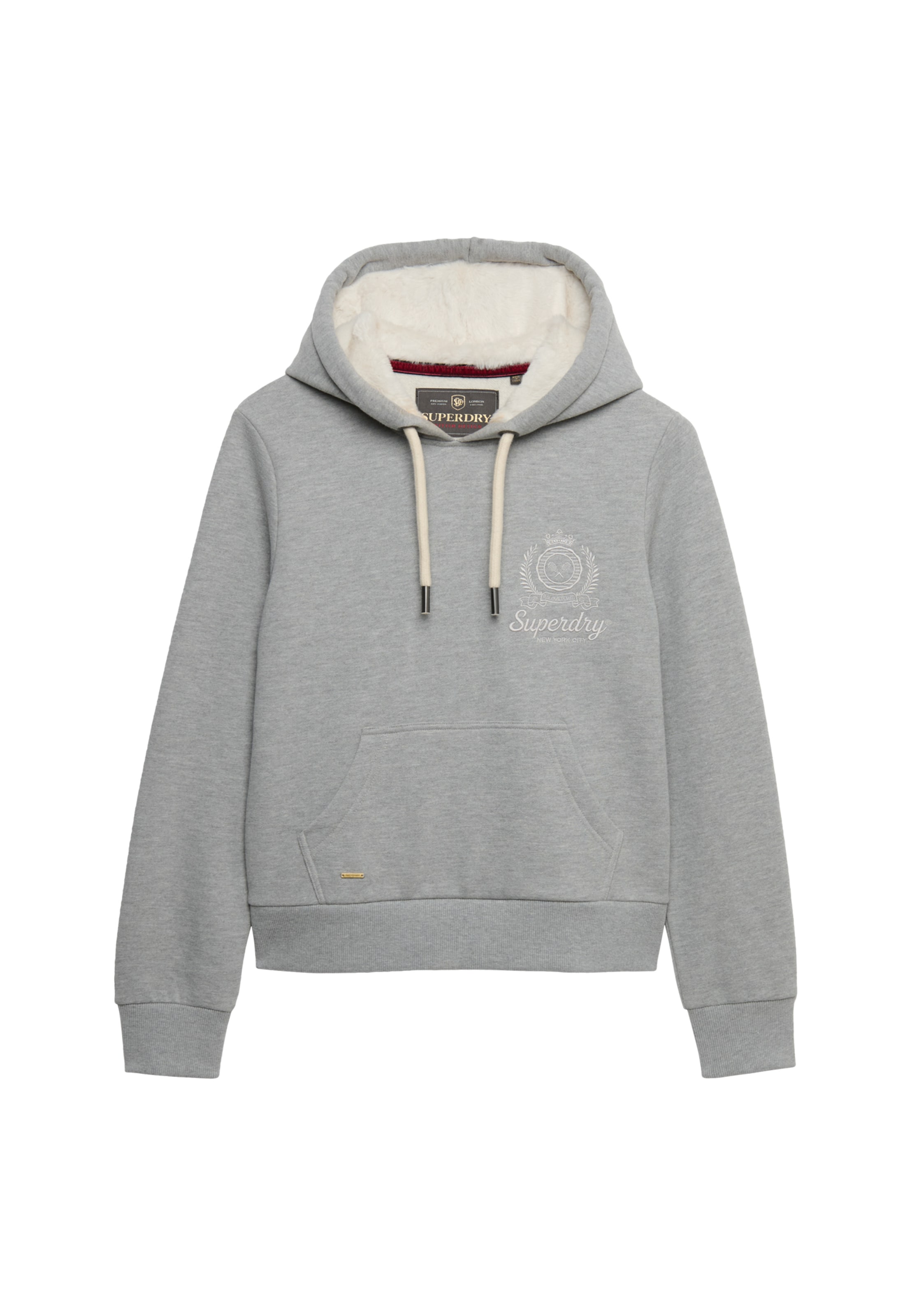 Superdry & Co Толстовка 'Finest Goods' в крапчатом сером цвете
Superdry & Co Толстовка 'Finest Goods' в крапчатом сером цвете