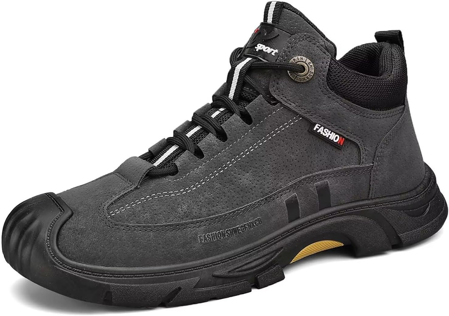 Мужские высокие кроссовки TERBOFIN для ходьбы, ботинки, модные повседневные походные ботинки для активного отдыха и кемпинга с усиленным носком, серый
Мужские высокие кроссовки TERBOFIN для ходьбы, ботинки, модные повседневные походные ботинки для активного отдыха и кемпинга с усиленным носком, серый