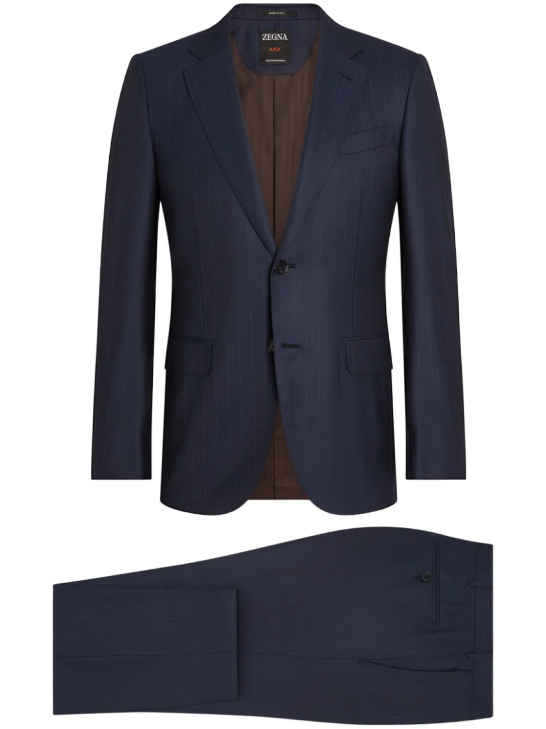 Zegna костюм с однобортным пиджаком, синий
Zegna костюм с однобортным пиджаком, синий