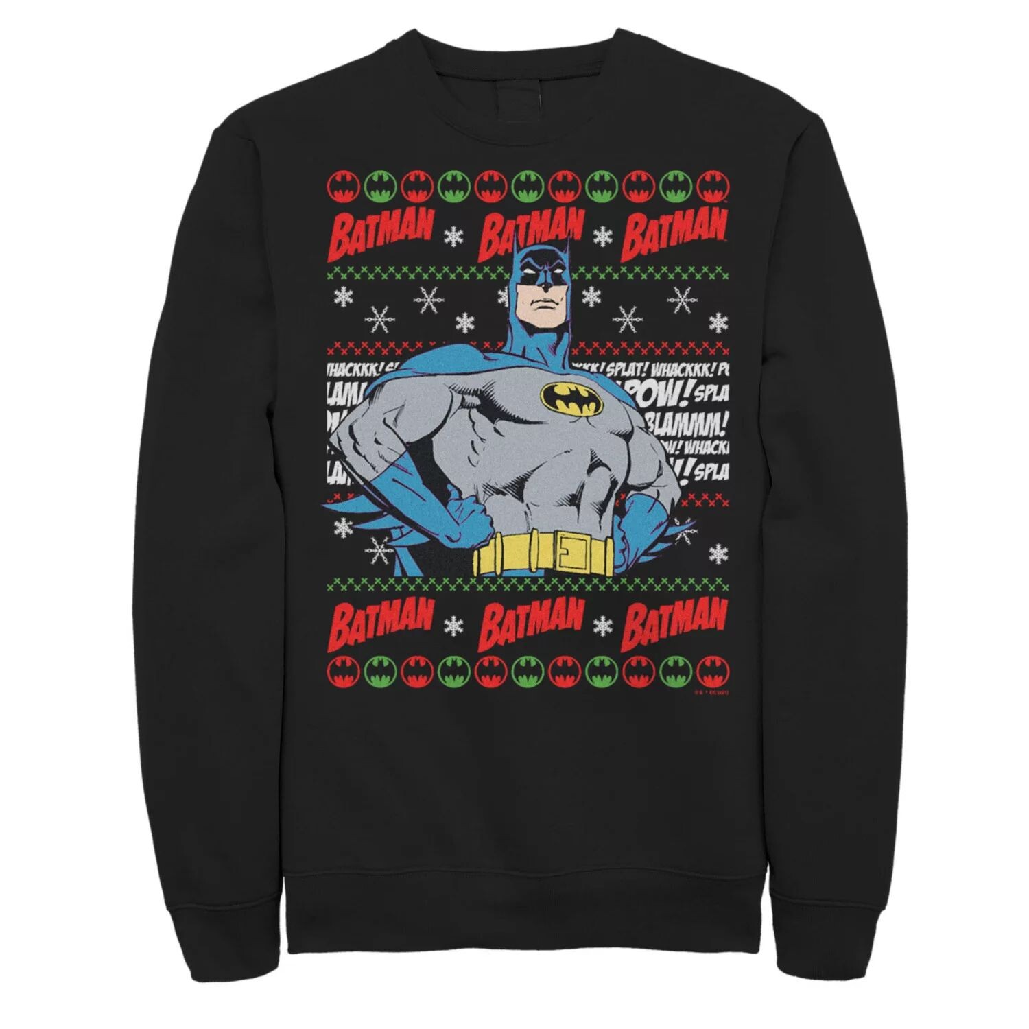 Мужской свитер-толстовка с изображением Бэтмена Happy Holidays Ugly Sweater Licensed Character
Мужской свитер-толстовка с изображением Бэтмена Happy Holidays Ugly Sweater Licensed Character