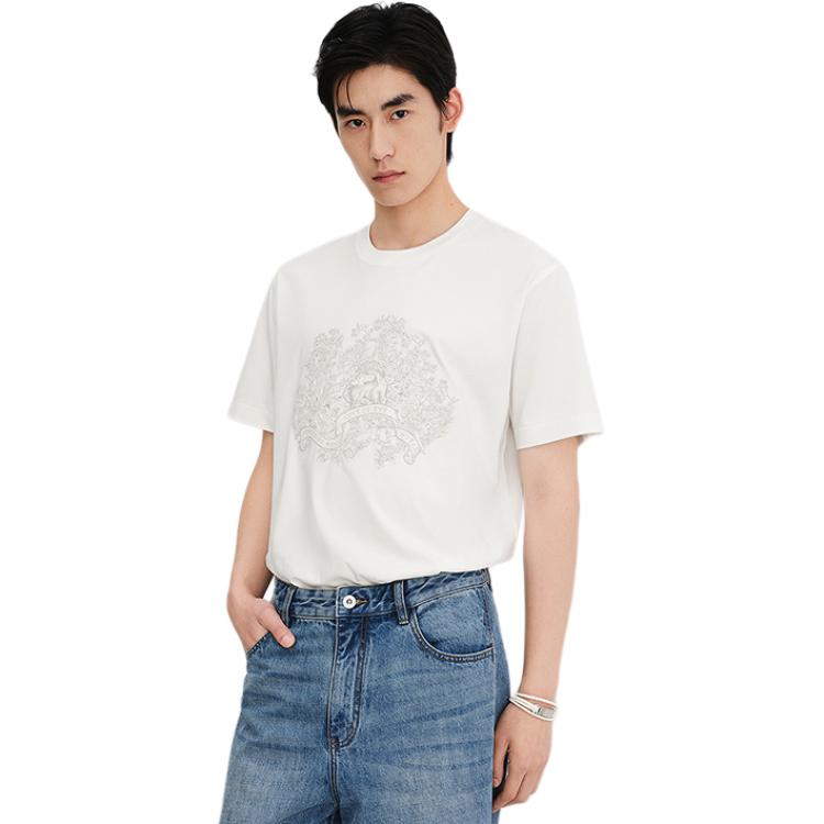Футболка с коротким рукавом Heavyweight Loose Fit для мужчин PEACEBIRD MEN, bright белый 1
Футболка с коротким рукавом Heavyweight Loose Fit для мужчин PEACEBIRD MEN, bright белый 1