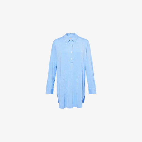 Джерси-пижама Eberjey Gisele Boyfriend, голубой
Джерси-пижама Eberjey Gisele Boyfriend, голубой