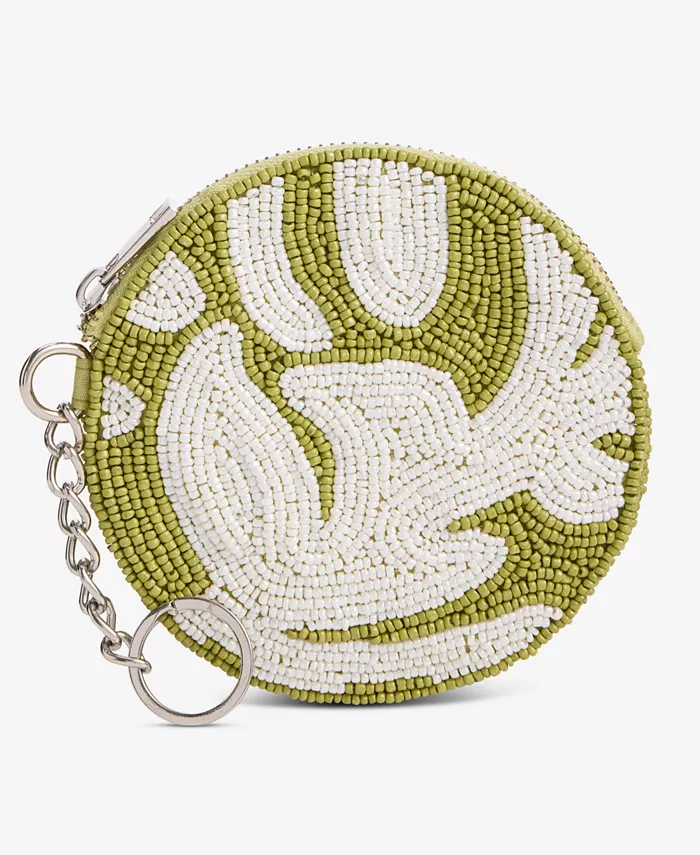 Кошелек-монетница круглой формы с ручной вышивкой бисером On 34th, зеленый
Кошелек-монетница круглой формы с ручной вышивкой бисером On 34th, зеленый