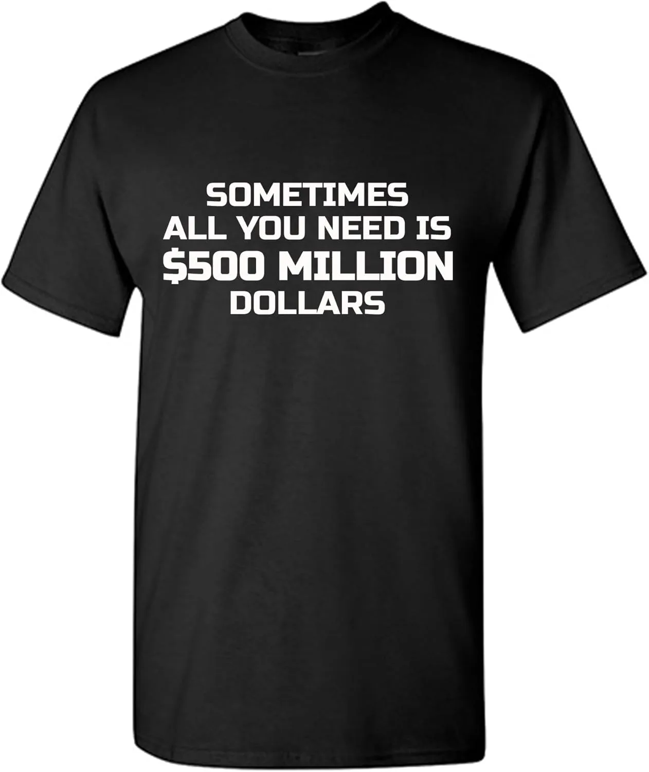Футболка с принтом "Sometimes All You Need is $5,000,000" Feelin Good Tees
Футболка с принтом "Sometimes All You Need is $5,000,000" Feelin Good Tees