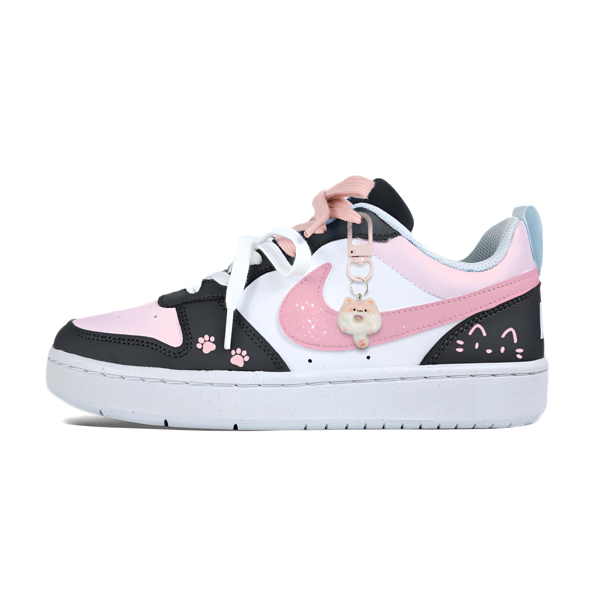 Nike Court Borough Cute Cat Pink нескользящие устойчивые к истиранию низкие кроссовки для скейтбординга детские
Nike Court Borough Cute Cat Pink нескользящие устойчивые к истиранию низкие кроссовки для скейтбординга детские