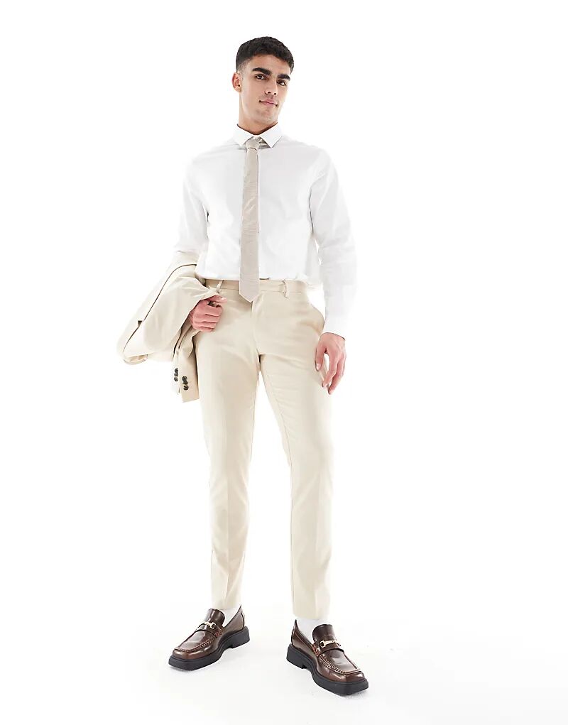 Узкие брюки ASOS DESIGN цвета «камень»
Узкие брюки ASOS DESIGN цвета «камень»