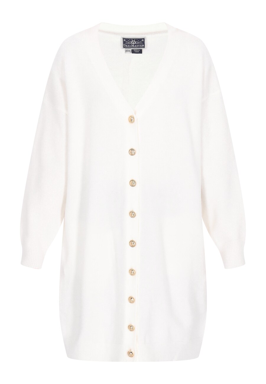 Вязаный кардиган DreiMaster Maritim, белый
Вязаный кардиган DreiMaster Maritim, белый