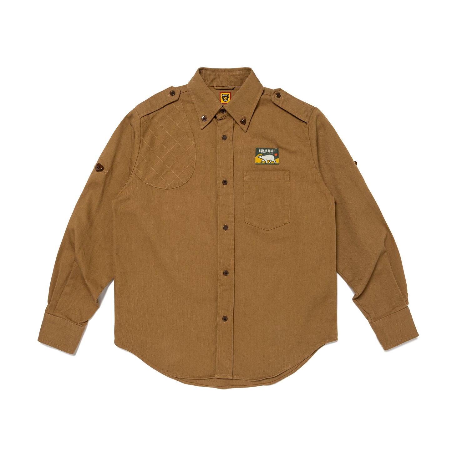 Рубашка unisex HUMAN MADE, коричневый
Рубашка unisex HUMAN MADE, коричневый