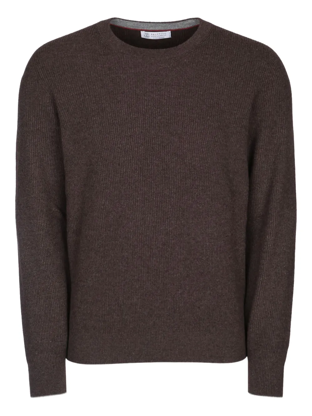 Свитер с круглым вырезом Brunello Cucinelli, коричневый
Свитер с круглым вырезом Brunello Cucinelli, коричневый
