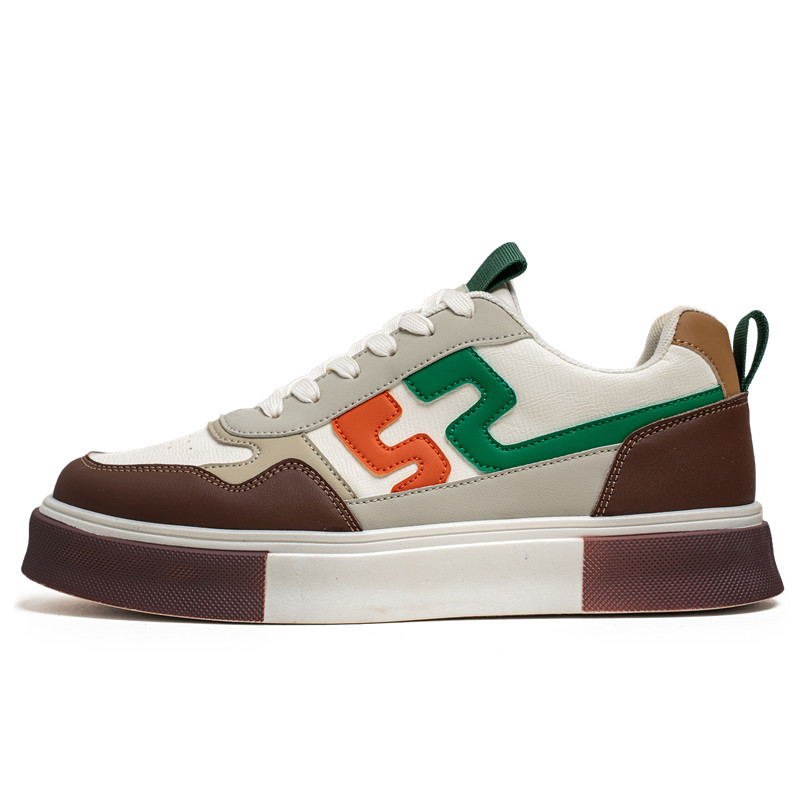 Meiretu Износостойкие и легкие мужские лоу-топы для скейтбординга White Brown, цвет White Brown 
Meiretu Износостойкие и легкие мужские лоу-топы для скейтбординга White Brown, цвет White Brown