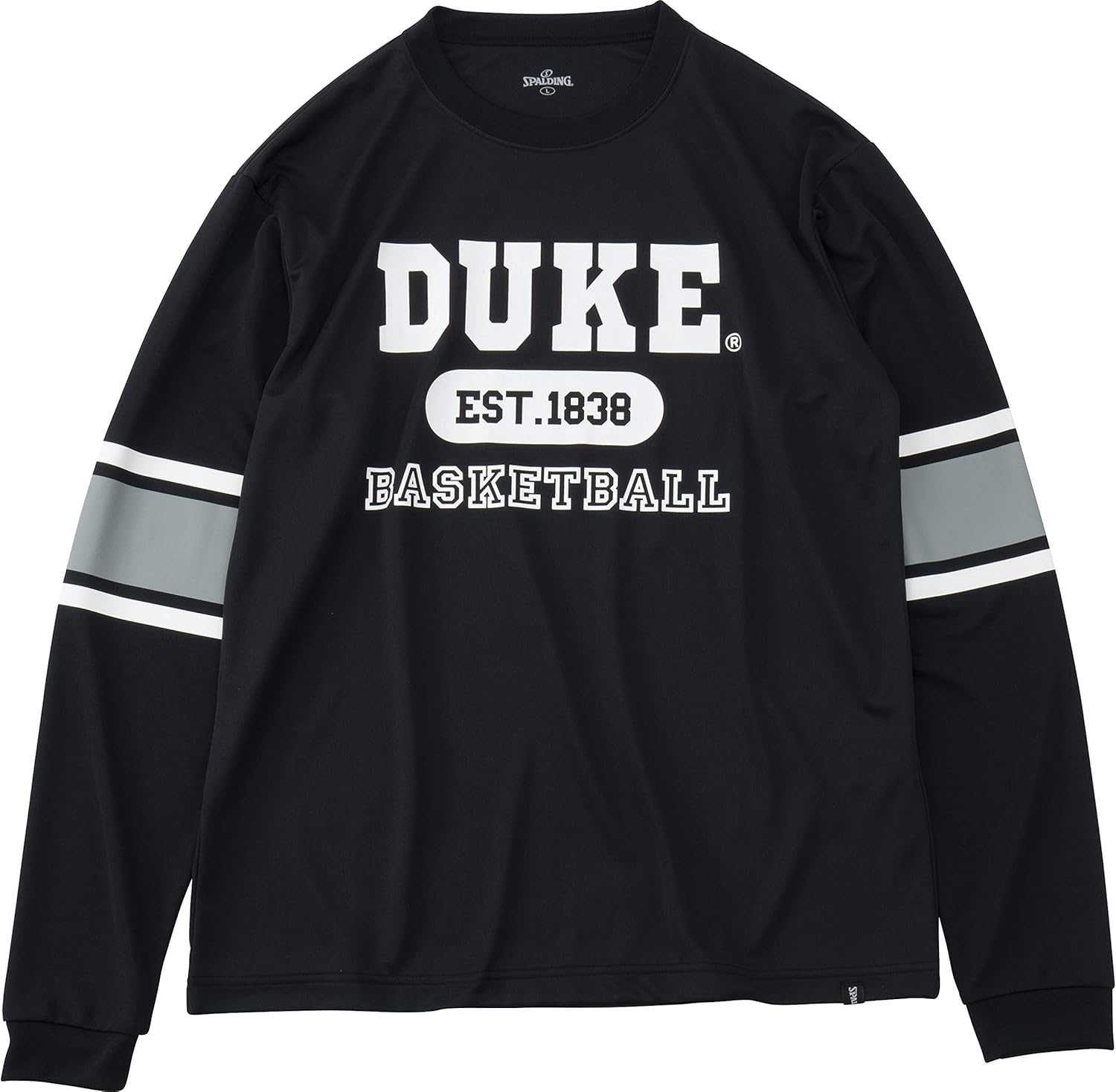 Футболка Spalding с длинными рукавами - Duke Sleeve Line Basket Nagasde T-Shirt (smt191300-1000), черный
Футболка Spalding с длинными рукавами - Duke Sleeve Line Basket Nagasde T-Shirt (smt191300-1000), черный