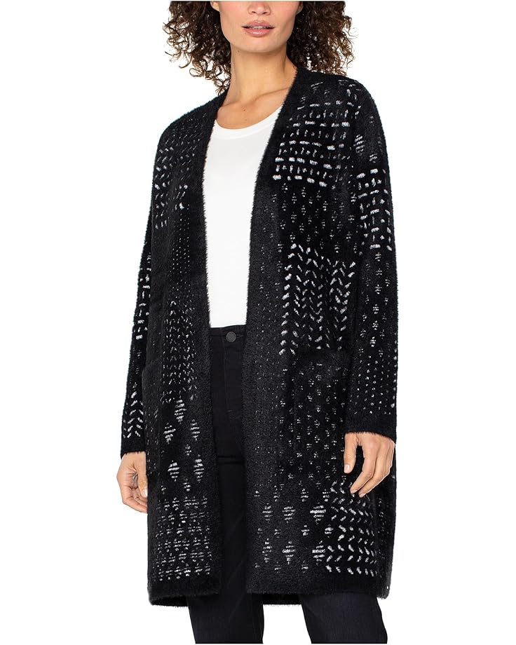 Женское пальто-кардиган Liverpool Los Angeles с длинным рукавом и без воротника, Black White Patchwork
Женское пальто-кардиган Liverpool Los Angeles с длинным рукавом и без воротника, Black White Patchwork