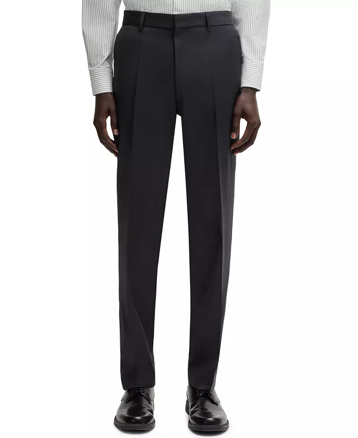 BOSS Мужские классические брюки из чистой шерсти Regular-Fit Hugo Boss, синий
BOSS Мужские классические брюки из чистой шерсти Regular-Fit Hugo Boss, синий