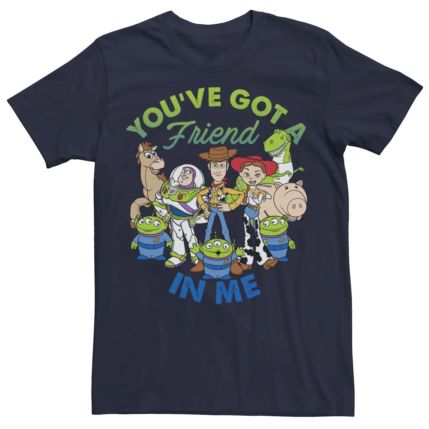 Мужская футболка с героями мультфильмов «История игрушек», групповая съемка Disney / Pixar
Мужская футболка с героями мультфильмов «История игрушек», групповая съемка Disney / Pixar