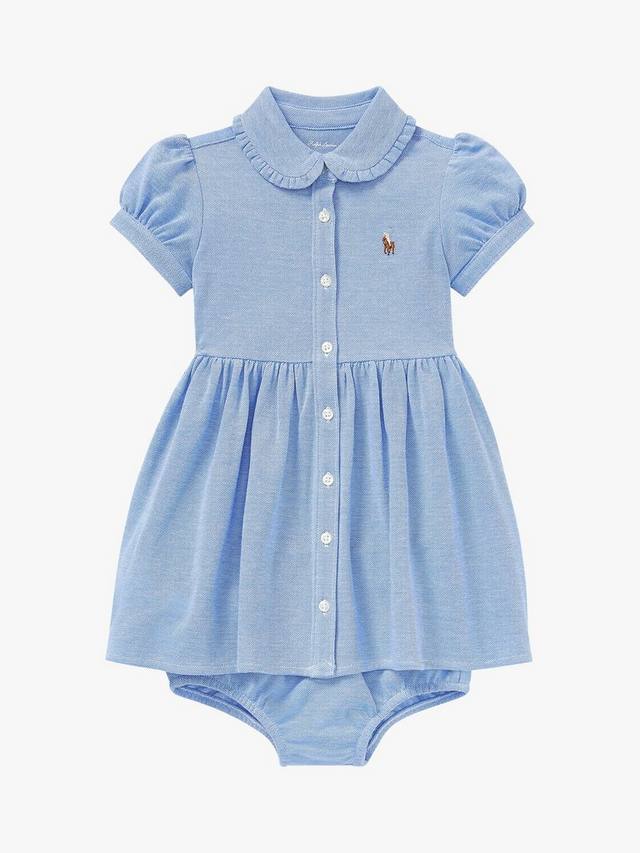 Детское оксфордское платье polo с коротким рукавом и комплект трусиков Ralph Lauren, цвет Harbour Island Blue
Детское оксфордское платье polo с коротким рукавом и комплект трусиков Ralph Lauren, цвет Harbour Island Blue