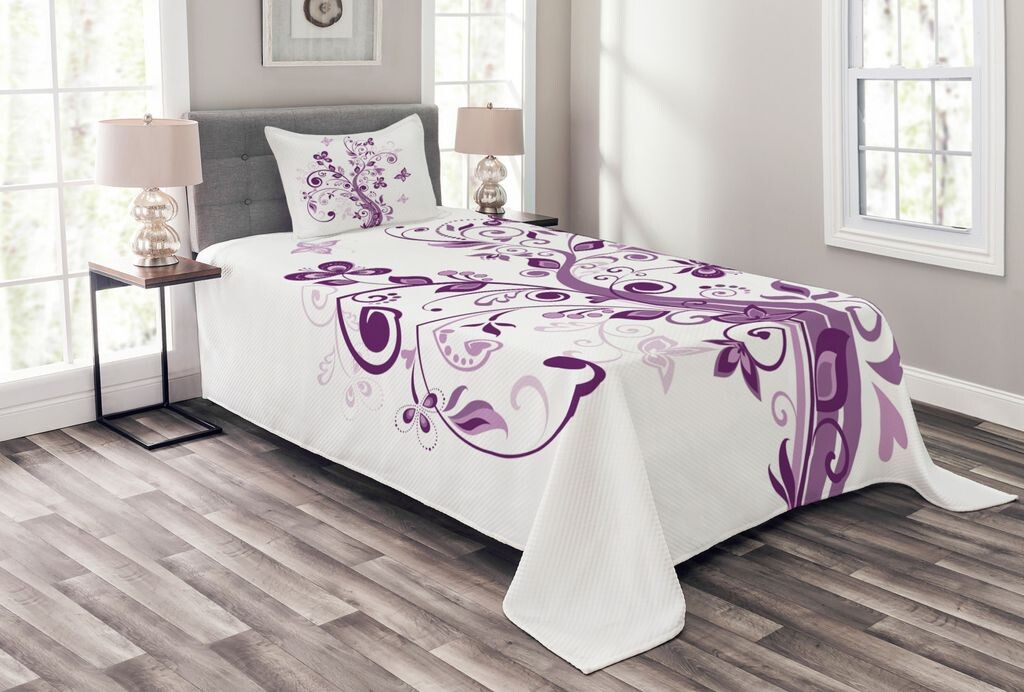 ABAKUHAUS Комплект покрывала Mauve, масло с цветами и листьями, комплект с моющимися наволочками, для односпальных кроватей 170 x 220 см, белый фиолетовый
ABAKUHAUS Комплект покрывала Mauve, масло с цветами и листьями, комплект с моющимися наволочками, для односпальных кроватей 170 x 220 см, белый фиолетовый
