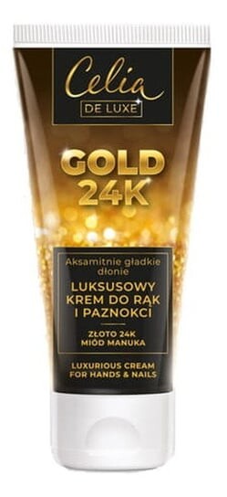 Роскошный крем для рук и ногтей, 80 мл Celia, De Luxe Gold 24K
Роскошный крем для рук и ногтей, 80 мл Celia, De Luxe Gold 24K