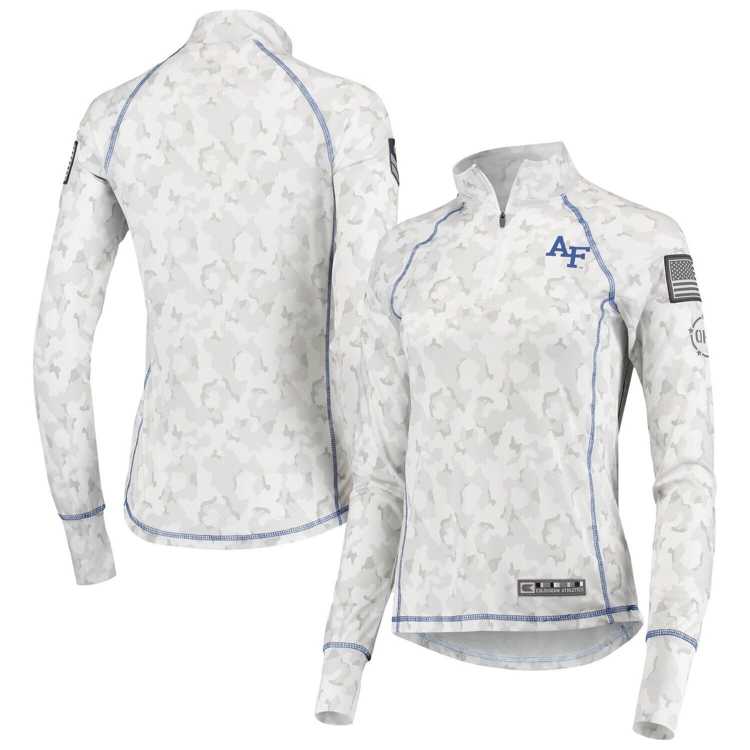 Женская куртка Colosseum White Air Force Falcons OHT Military Appleciation офицера с арктическим камуфляжем на молнии 1/4 Colosseum
Женская куртка Colosseum White Air Force Falcons OHT Military Appleciation офицера с арктическим камуфляжем на молнии 1/4 Colosseum