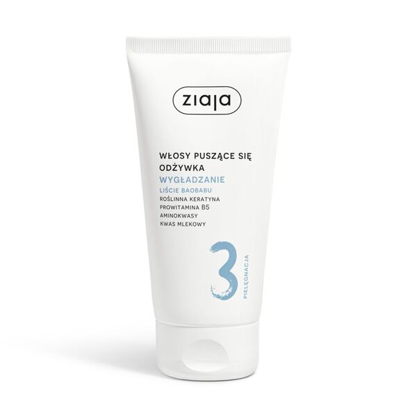 Разглаживающий кондиционер для волос, 160 мл Ziaja Liście baobabu
Разглаживающий кондиционер для волос, 160 мл Ziaja Liście baobabu