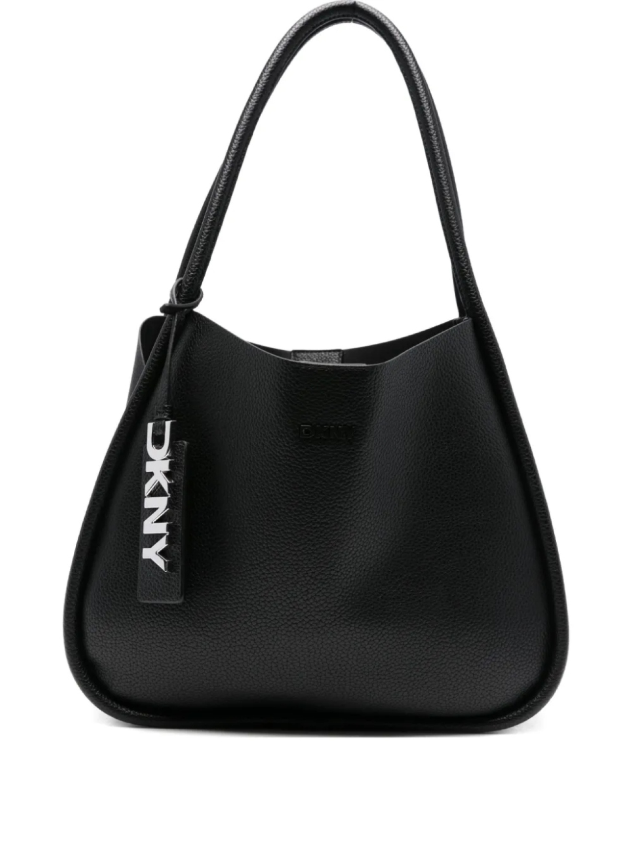 Большая кожаная сумка-тоут DKNY Capri, черный
Большая кожаная сумка-тоут DKNY Capri, черный