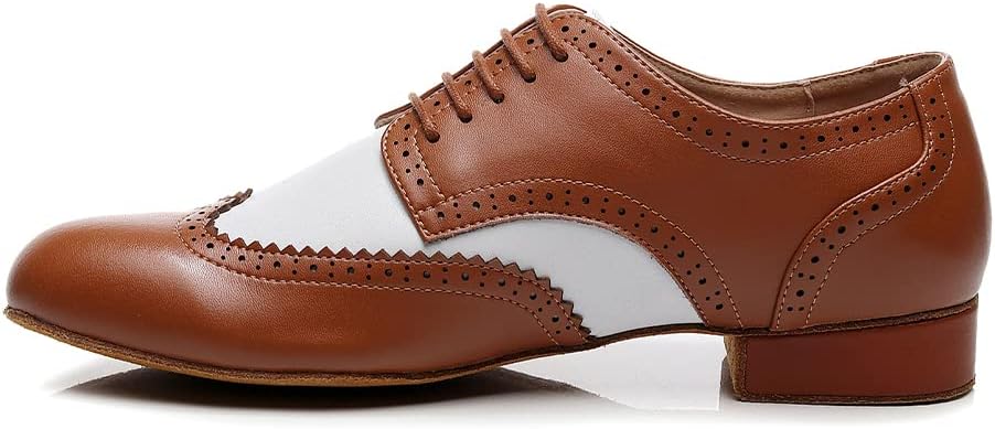 Мужские латинские танцевальные туфли JUODVMP, дышащие, каблук 1, кожа, для бальных и танго, модель 401, коричневый
Мужские латинские танцевальные туфли JUODVMP, дышащие, каблук 1, кожа, для бальных и танго, модель 401, коричневый