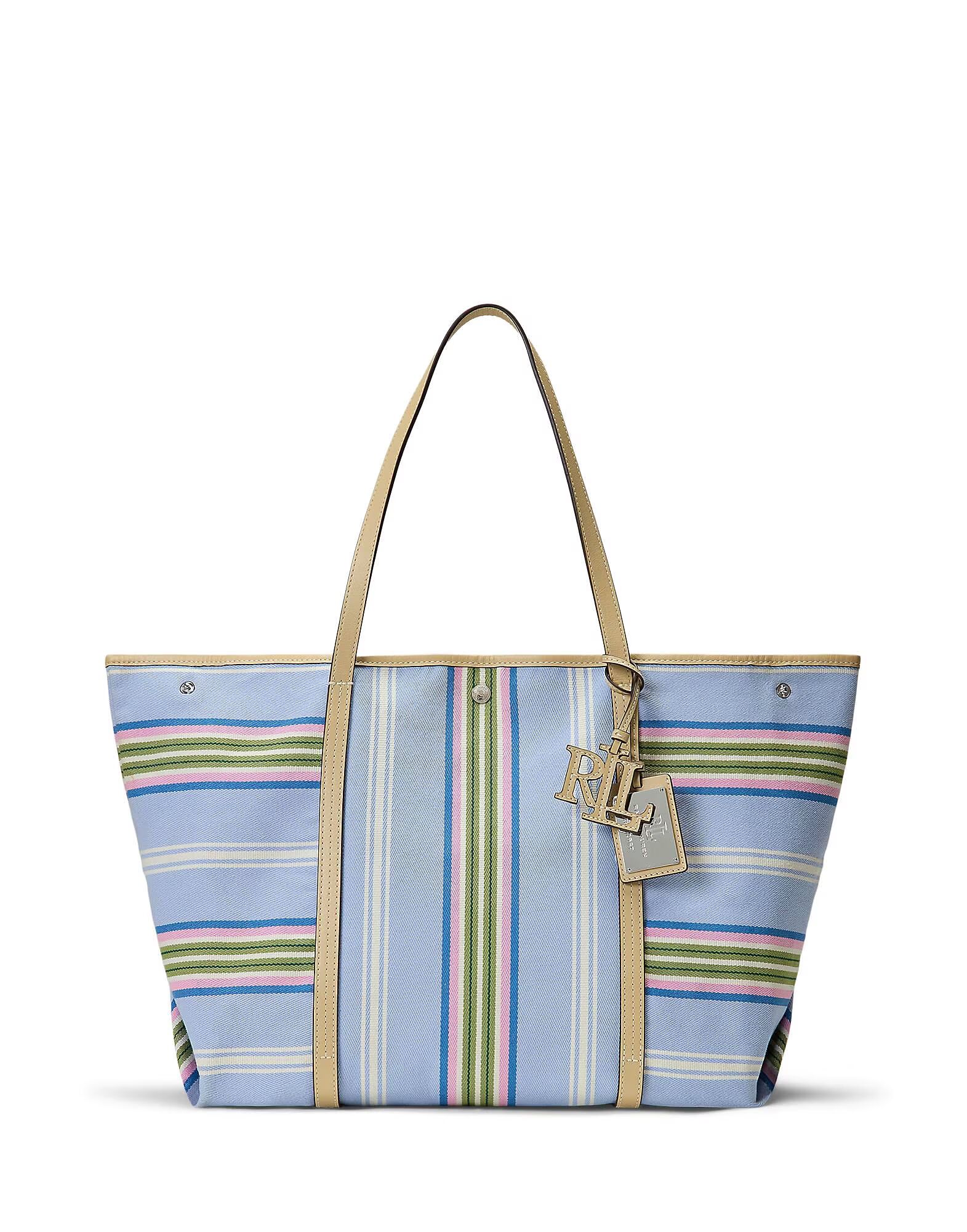 Сумка Striped Twill Large Emerie Tote Ralph Lauren, небесно-голубой
Сумка Striped Twill Large Emerie Tote Ralph Lauren, небесно-голубой