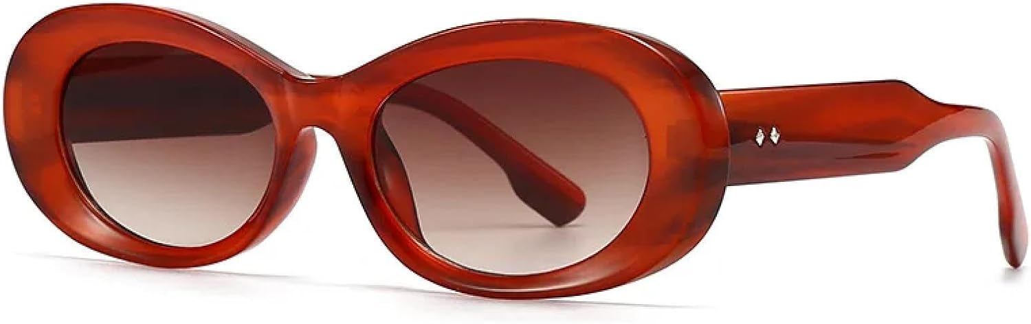 Классические овальные солнцезащитные очки с заклепками для женщин и мужчин, роскошные, винтажные, популярные, в стиле панк, розовые, с защитой от УФ-излучения UV400 TKKTLLT, Tea Tea
Классические овальные солнцезащитные очки с заклепками для женщин и мужчин, роскошные, винтажные, популярные, в стиле панк, розовые, с защитой от УФ-излучения UV400 TKKTLLT, Tea Tea