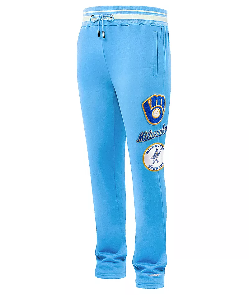 Мужские флисовые спортивные штаны в стиле ретро Pro Standard Milwaukee Brewers, синий
Мужские флисовые спортивные штаны в стиле ретро Pro Standard Milwaukee Brewers, синий