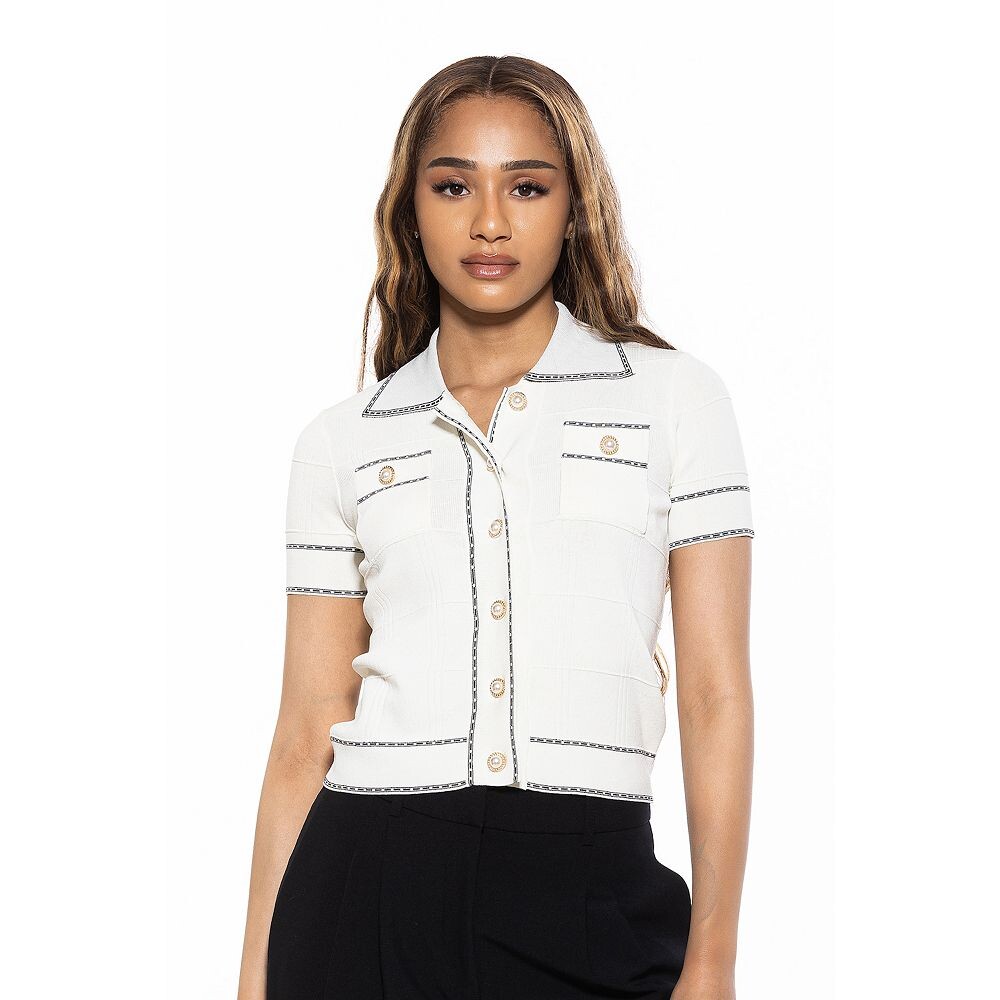 Женский вязаный кардиган с короткими рукавами ALEXIA ADMOR Arya, цвет Ivory
Женский вязаный кардиган с короткими рукавами ALEXIA ADMOR Arya, цвет Ivory